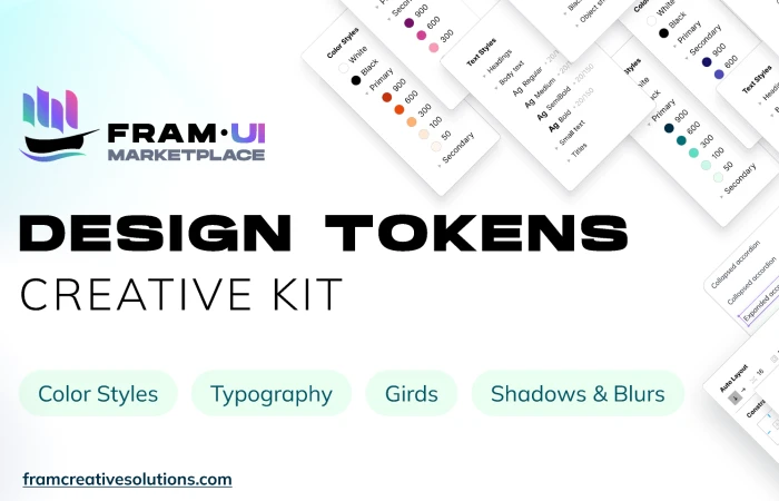 Design Tokens Creative Kit  - Free   - Free Figma Template