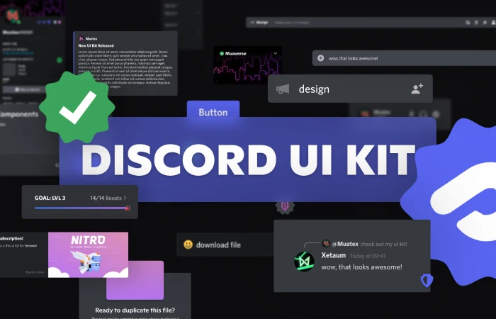Discord UI Kit  - Free Figma Template