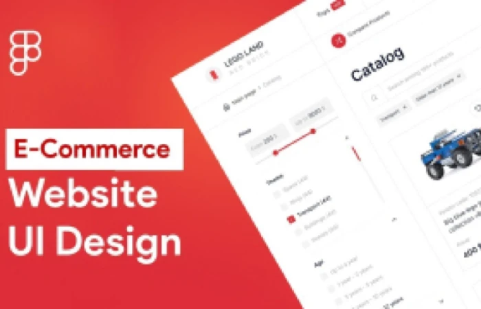 E Commerce Website UI Design  - Free Figma Template