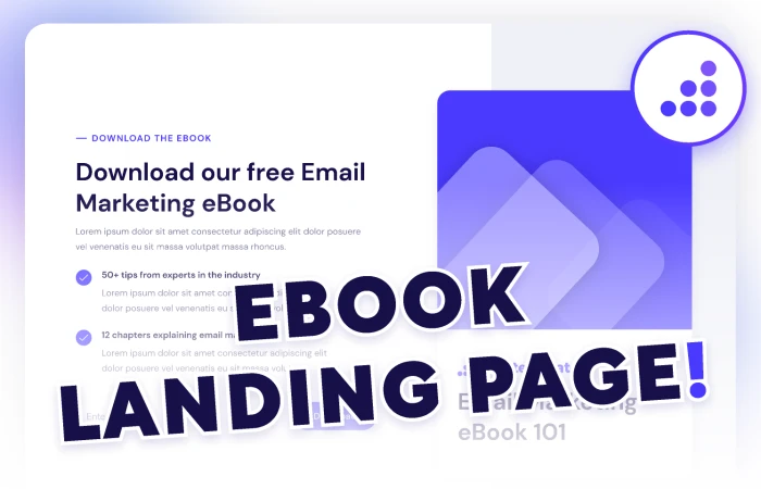 eBook Landing Page Website Template | BRIX Templates  - Free Figma Template
