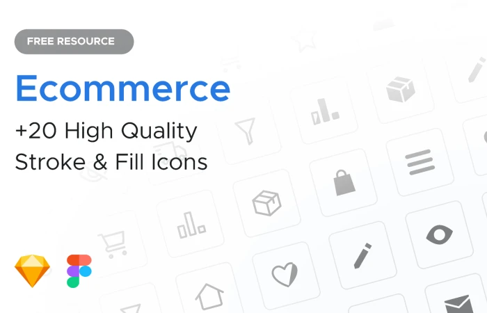 Ecommerce  Icons Pack  - Free Figma Template
