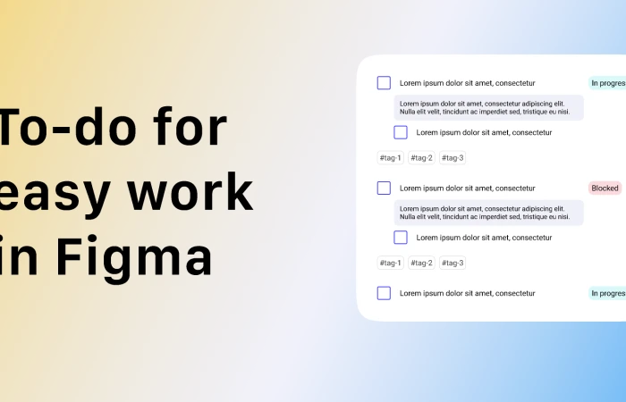Figma management: To-do list  - Free Figma Template