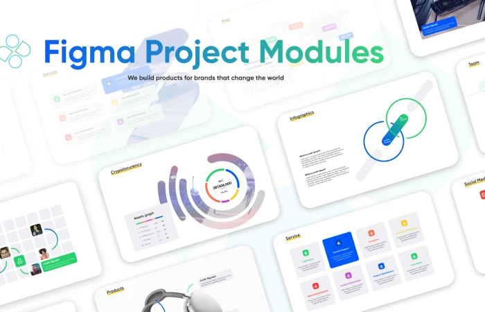 Figma Project Modules  - Free Figma Template