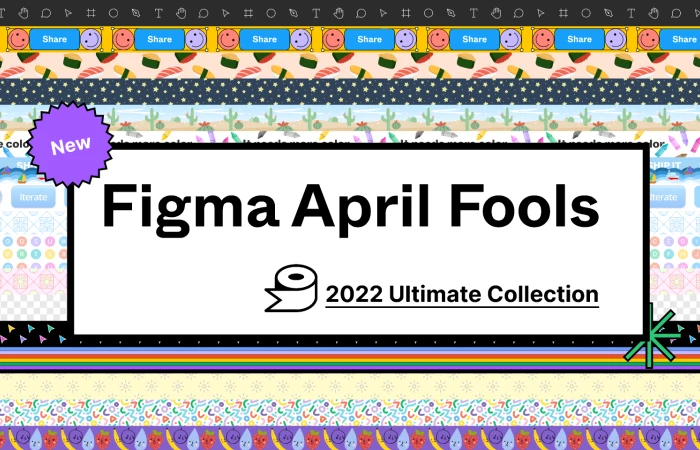 Figma Washi tape Collection (April fools 2022)  - Free Figma Template