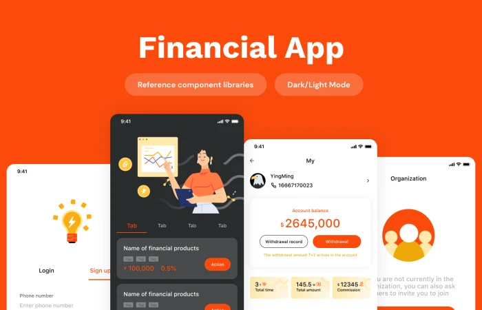 Financial App  - Free Figma Template