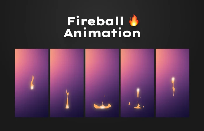 Fireball Animation  - Free Figma Template