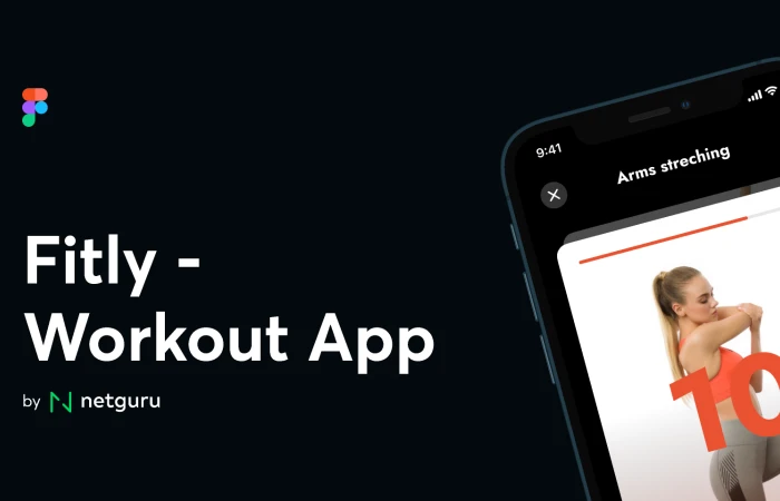Fitly - Workout App  - Free Figma Template