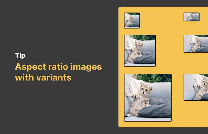 Fixed aspect ratio images with variants  - Free Figma Template