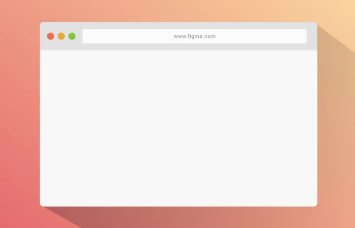 Flat UI Browser  - Free Figma Template