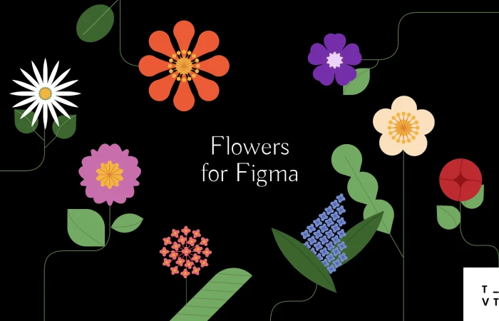 Flowers for Figma  - Free Figma Template