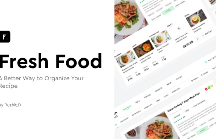 Food Dashboard  - Free Figma Template