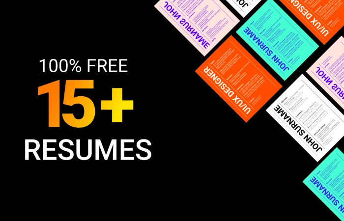 Free 15+ Resume/CV Design Template  - Free Figma Template