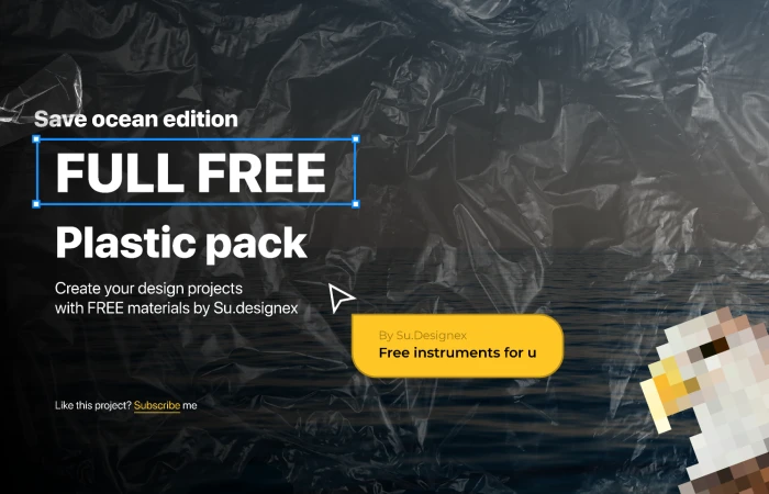 FREE Big Plastic elements pack  - Free Figma Template