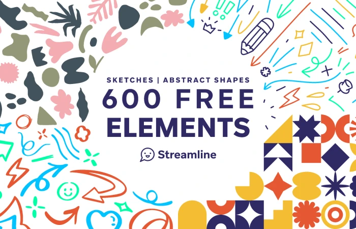 Free Elements (Shapes, Sketches)  - Free Figma Template