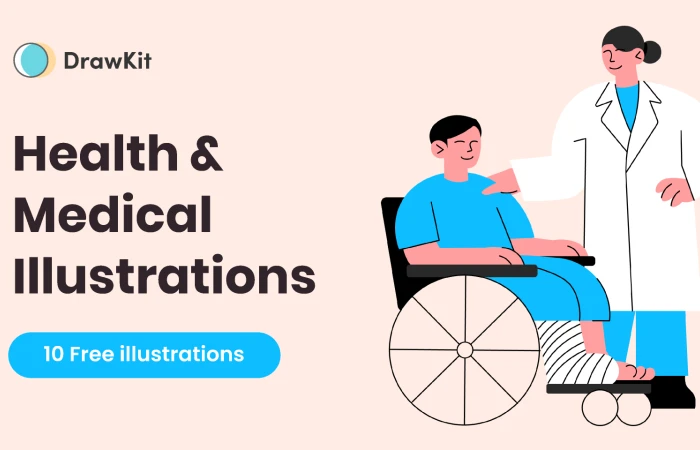 Free Health & Medical Illustrations - DrawKit  - Free Figma Template