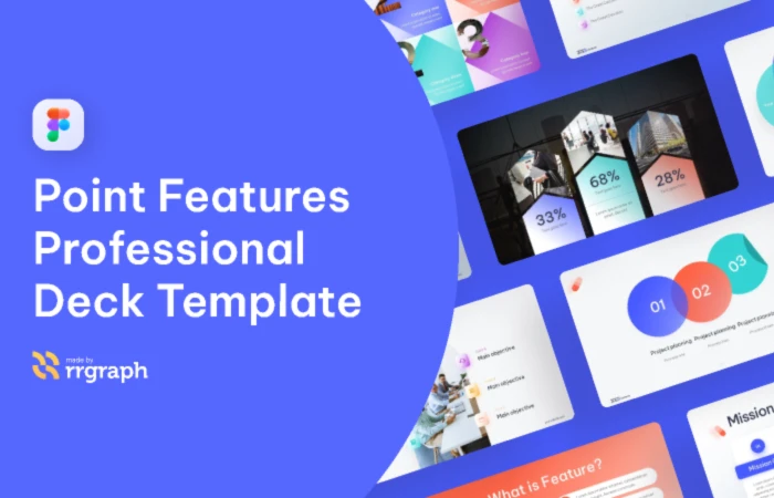 Free Point Features Professional Presentation Template  - Free Figma Template
