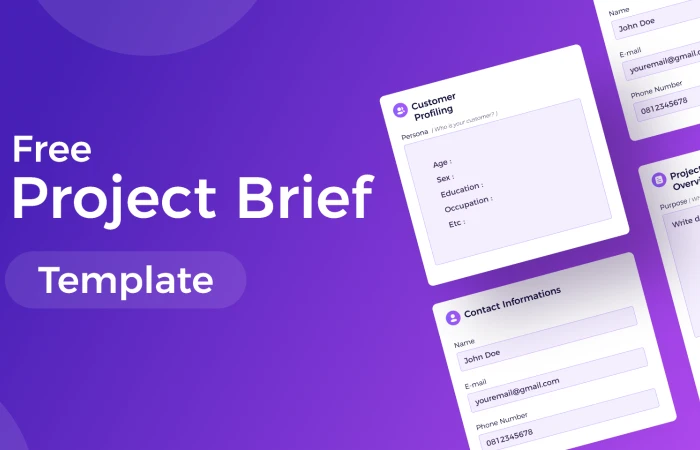 Free Project Brief Template  - Free Figma Template