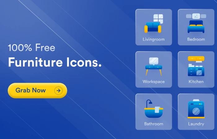 Furniture Icons - Freebies  - Free Figma Template