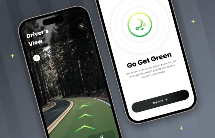 Go Green App  - Free Figma Template