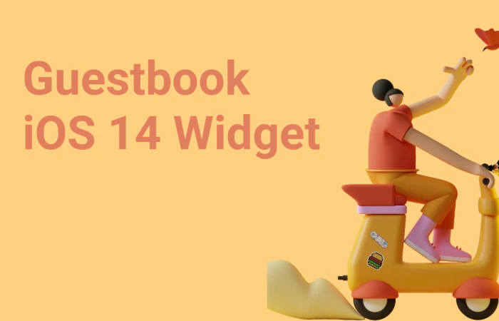 Guestbook iOS 14 Widget Template  - Free Figma Template