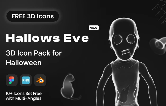 Halloween Eve V2.O - Spooky Icons  - Free Figma Template