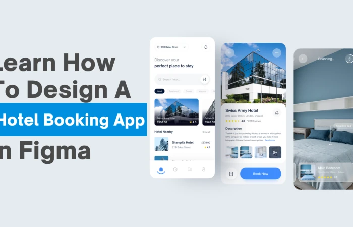 Hotel Booking App  - Free Figma Template