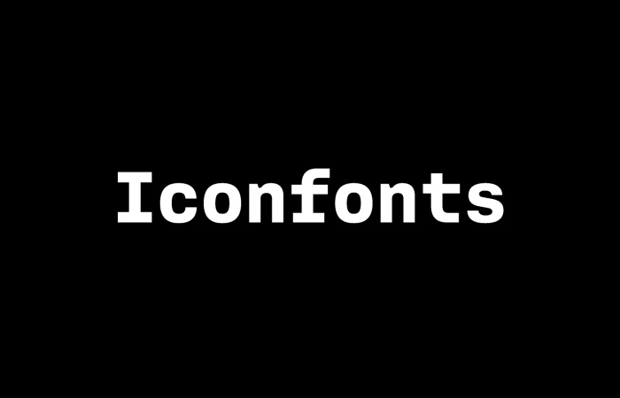 Iconfonts   - Free Figma Template