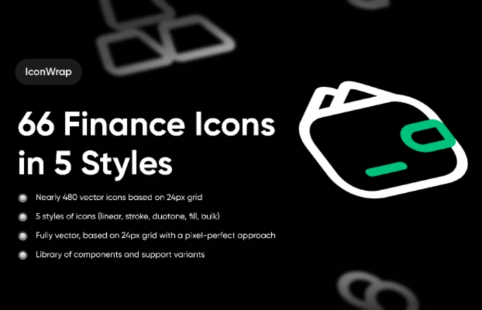IconWrap - Finance   - Free Figma Template