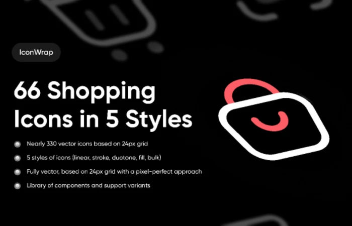 IconWrap - Shopping   - Free Figma Template
