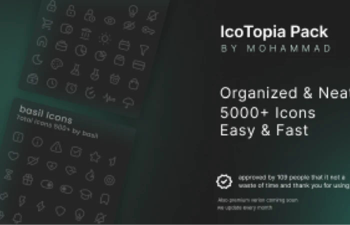 IcoTopia V.2.1   (community icon packs)  - Free Figma Template