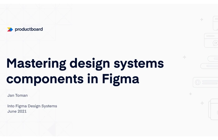 IFDS conf – Mastering design systems in Figma  - Free Figma Template