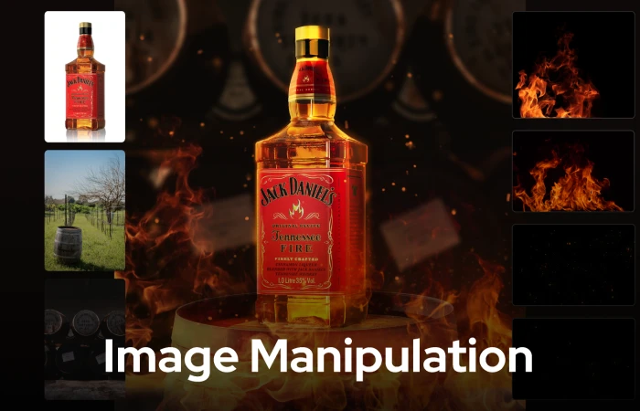Image Manipulation  Jack Daniels  - Free Figma Template