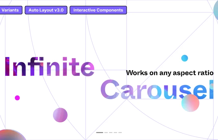 Infinite Carousel(Interactive Component)  - Free Figma Template