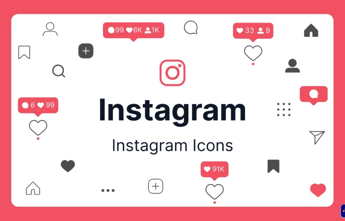 Instagram Icons  - Free Figma Template