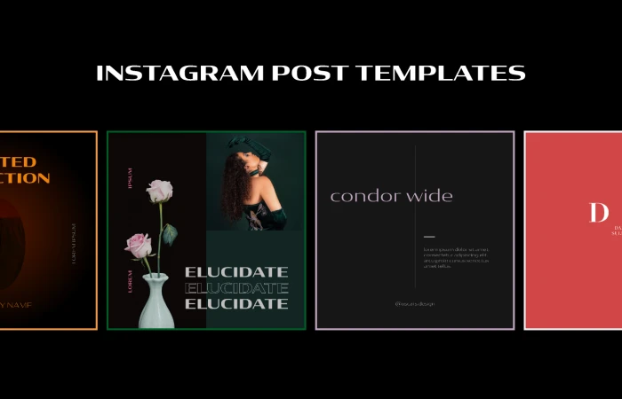 Instagram post templates  - Free Figma Template
