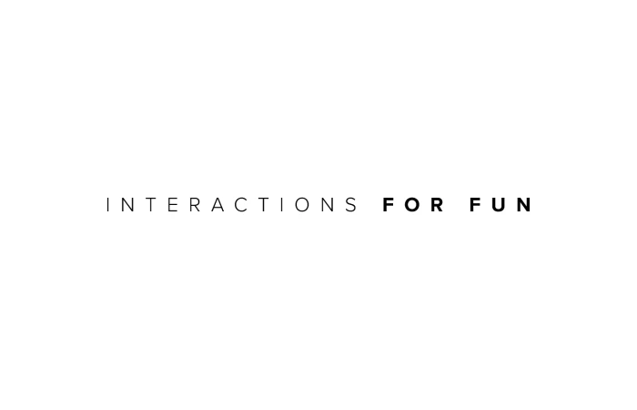 Interactions for Fun  - Free Figma Template