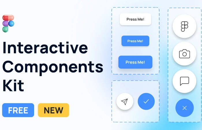Interactive Components Kit - Free!  - Free Figma Template