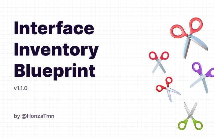Interface Inventory Blueprint  - Free Figma Template
