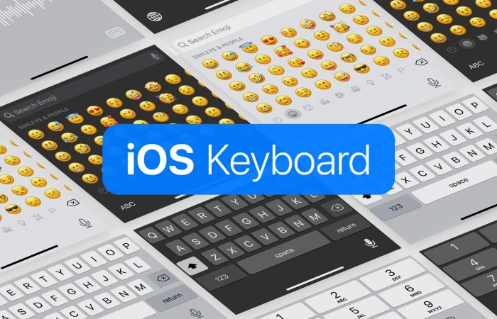 iOS Keyboard (iPhone & iPad)  - Free Figma Template