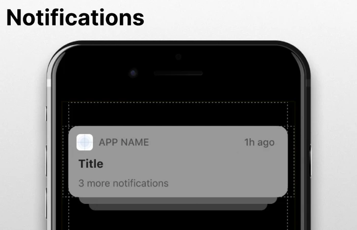 iOS Notifications  - Free Figma Template