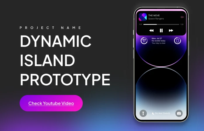 Iphone Dynamic Island Prototype  - Free Figma Template
