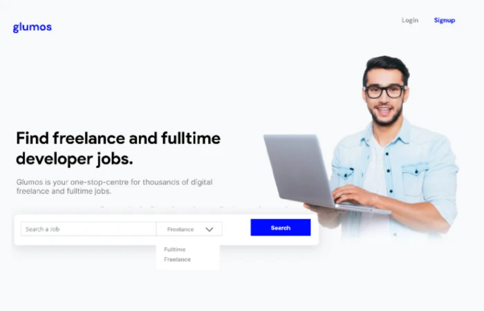 Job Portal Website UI  - Free Figma Template