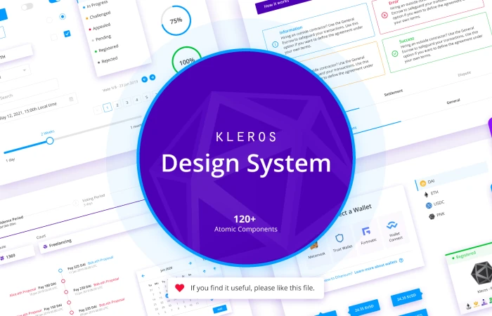 Kleros Design System  - Free Figma Template
