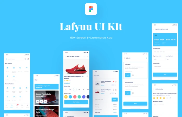 Lafyuu E-commerce UI Kit for Figma  - Free Figma Template