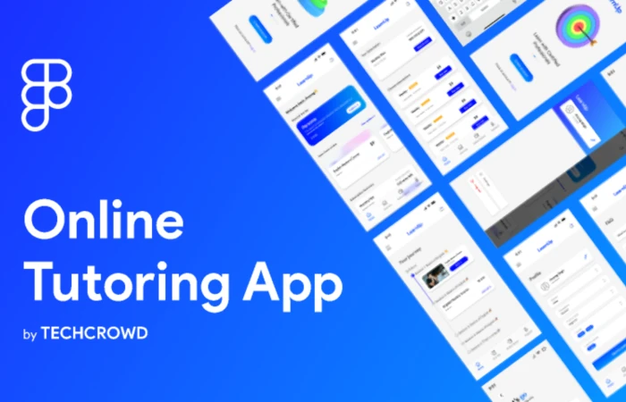 LearnUp - Online Tutoring App  - Free Figma Template