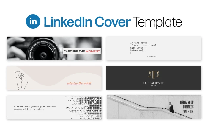 LinkedIn Banner/Cover Template  - Free Figma Template