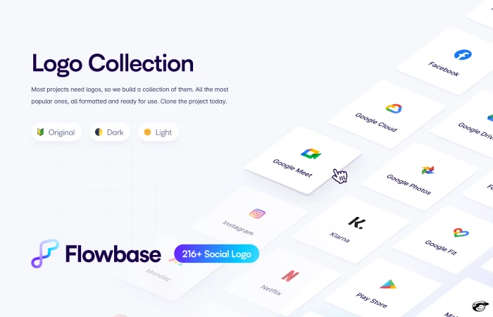 Logo Collection  by Flowbase.co  - Free Figma Template