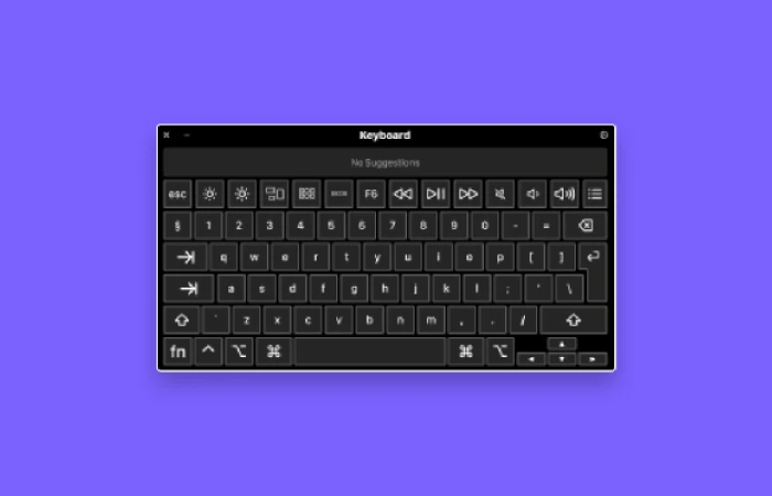 Mac accessibility keyboard  Interactive components  - Free Figma Template