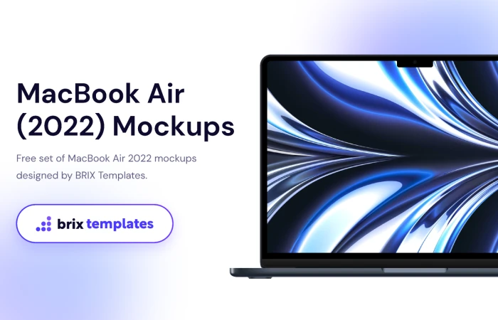 MacBook Air Free Figma Mockups (2022) | BRIX Templates  - Free Figma Template