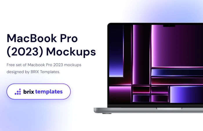 MacBook Pro (2023) Free Figma Mockups | BRIX Templates  - Free Figma Template